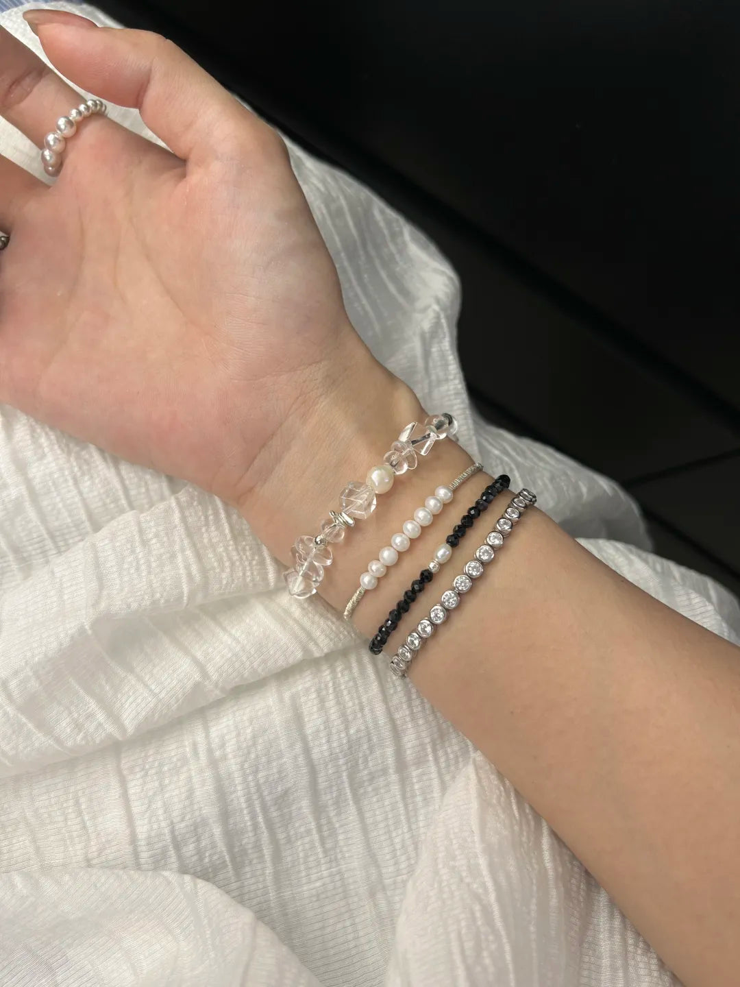 Healing Rock Crystal Bracelet