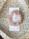 Rose Quartz Pearl Bracelet