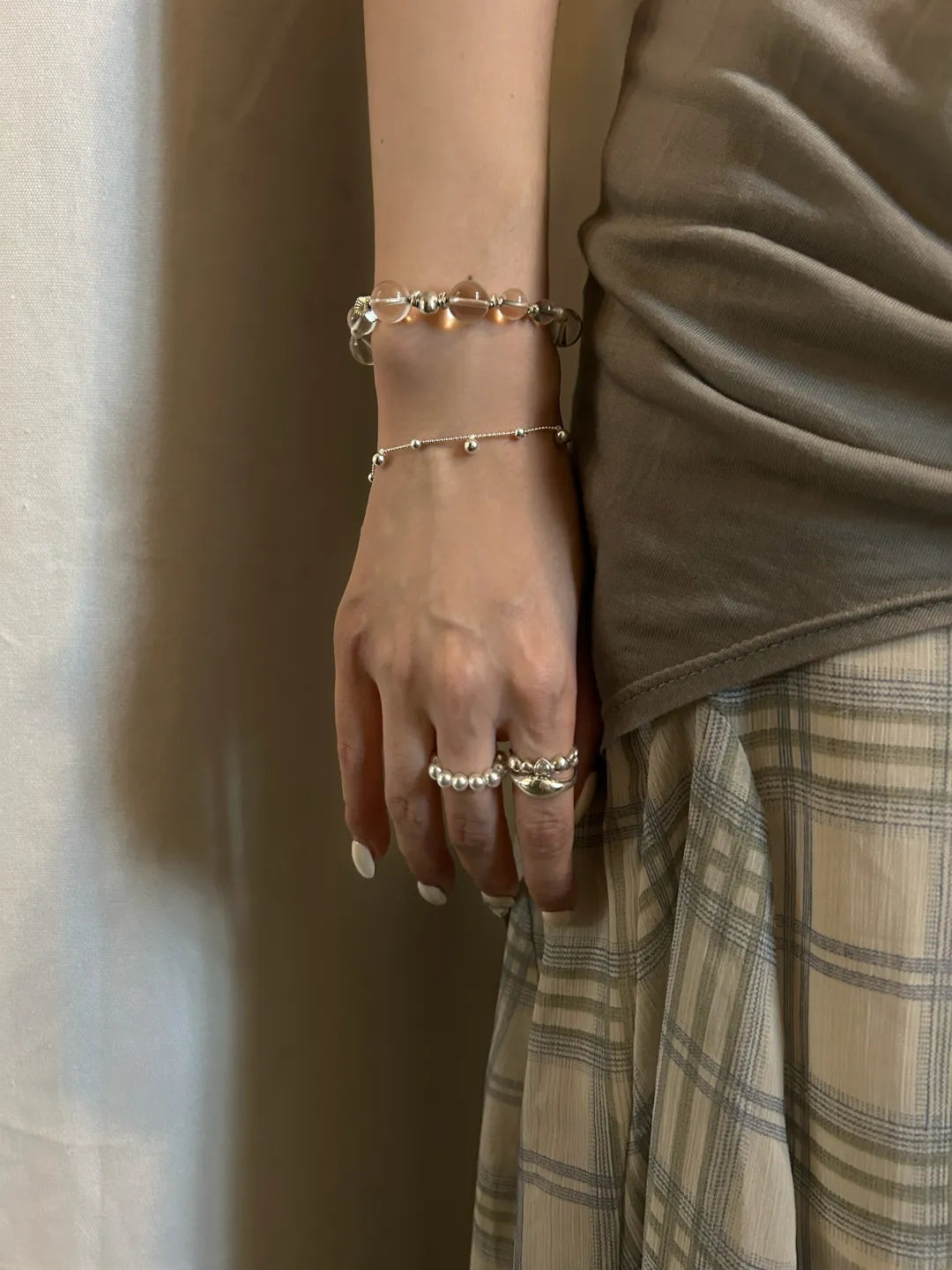 Gypsy Star Silver Bracelet & Necklace