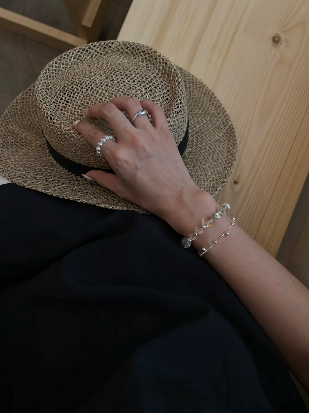 Gypsy Star Silver Bracelet & Necklace