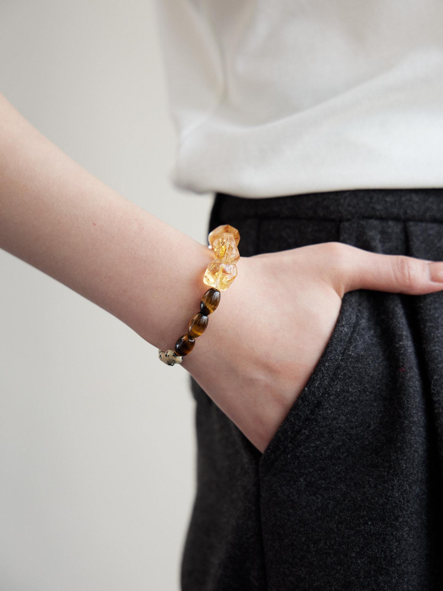 Amber Glow Tiger Eye Bracelet