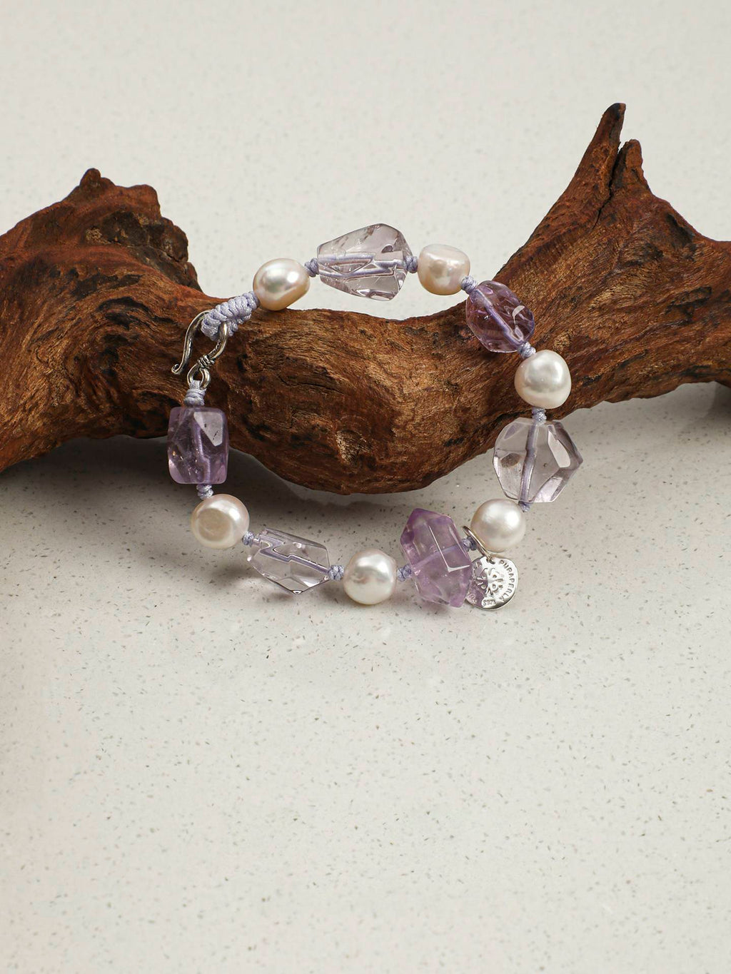 Amethyst Baroque Pearl Bracelet