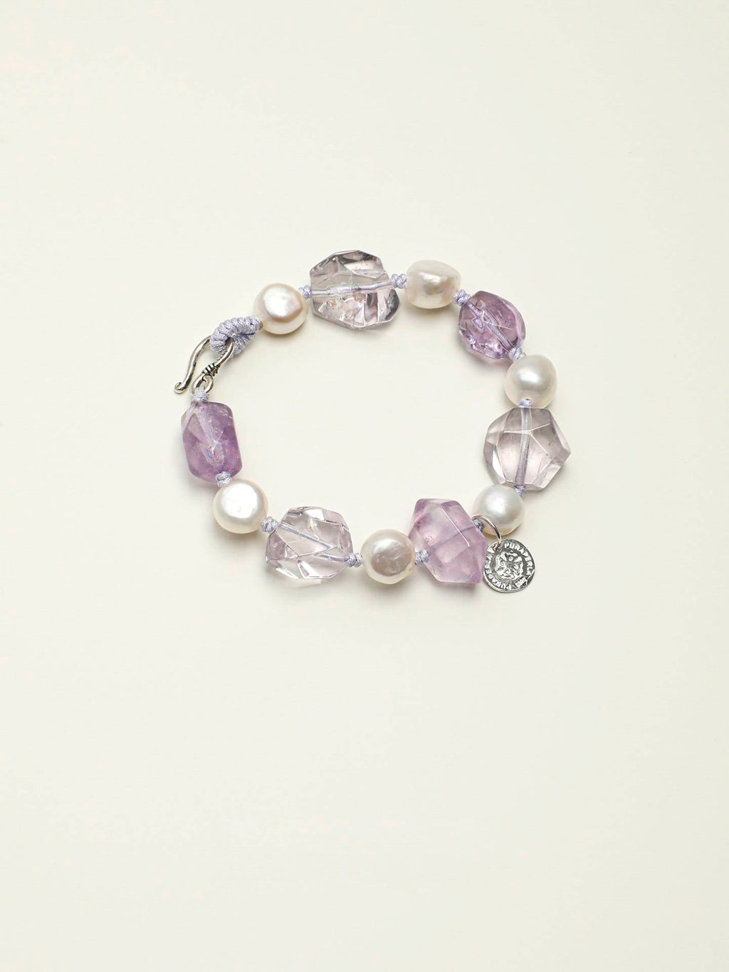 Amethyst Baroque Pearl Bracelet