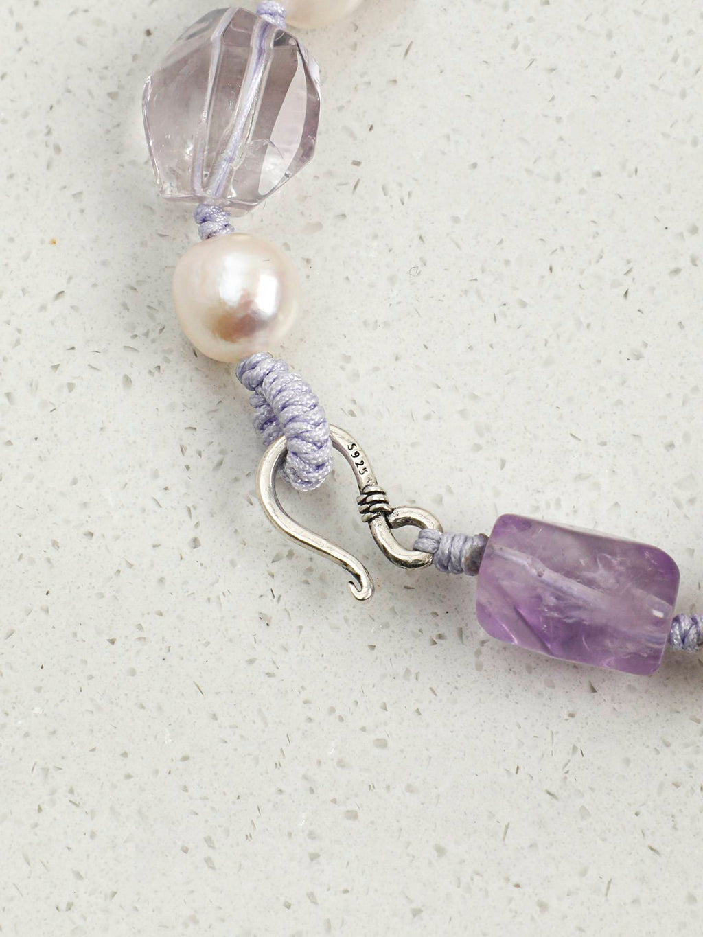 Amethyst Baroque Pearl Bracelet