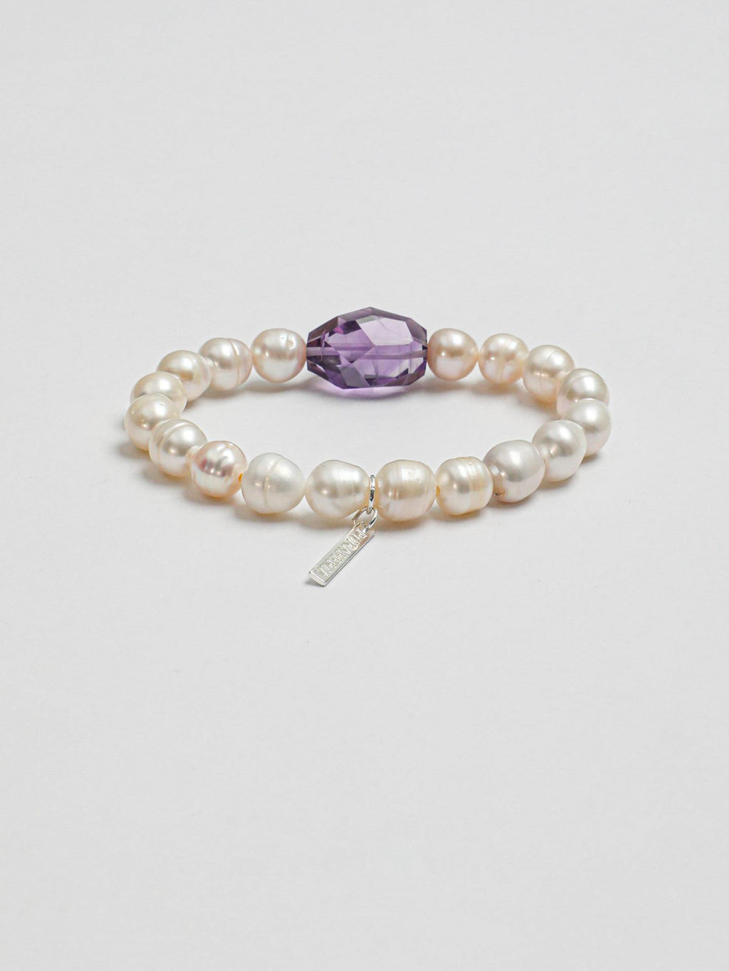 Amethyst Pearl Bracelet