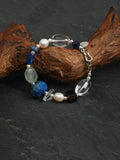 Azure Clarity Lapis Lazuli Pearl Bracelet