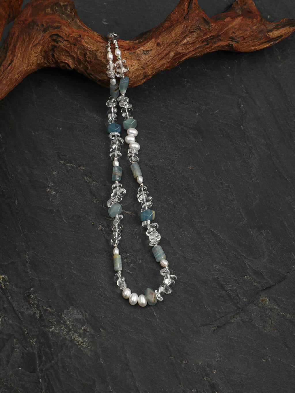 Azure Moon Necklace