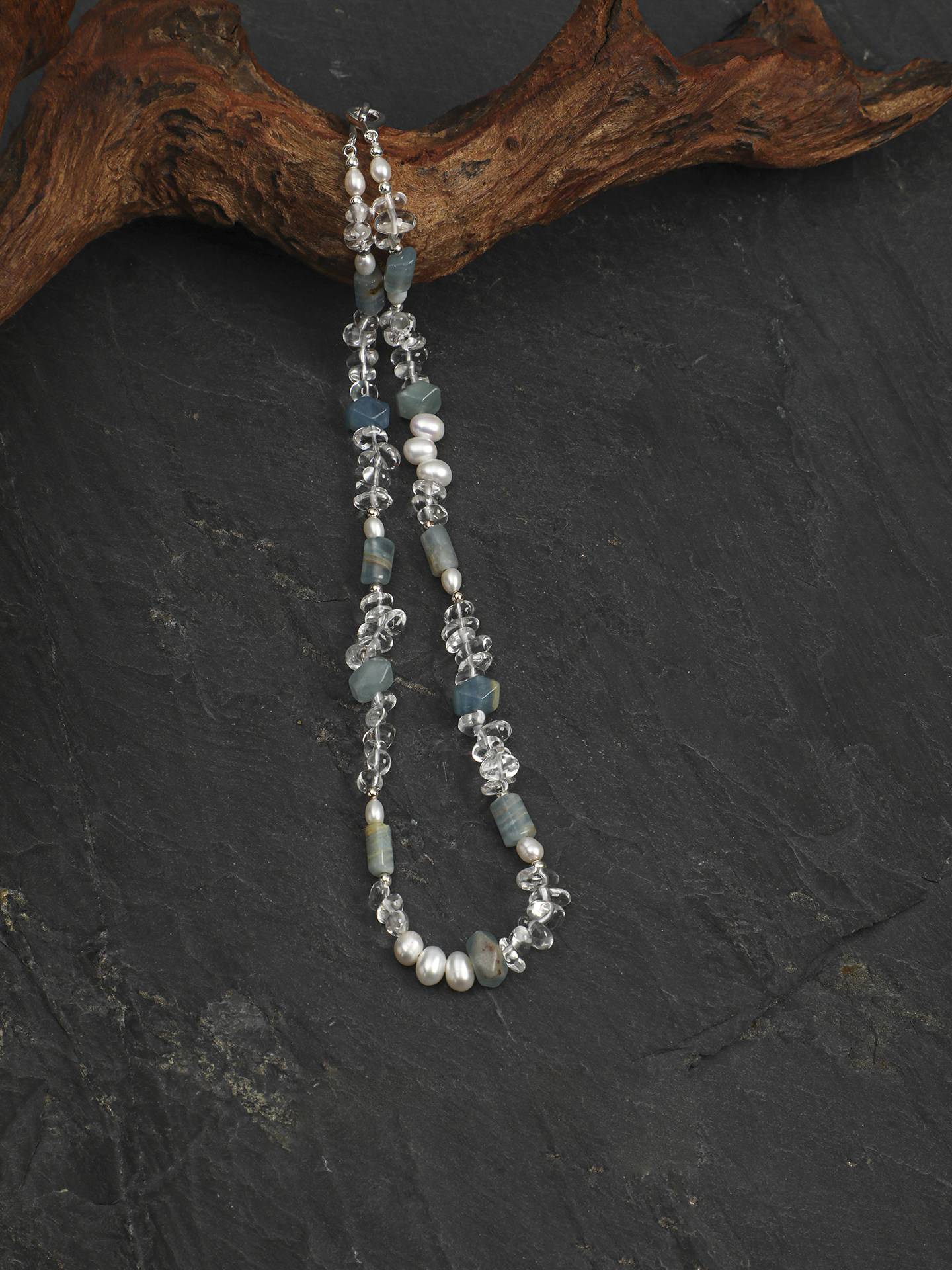 Azure Moon Necklace