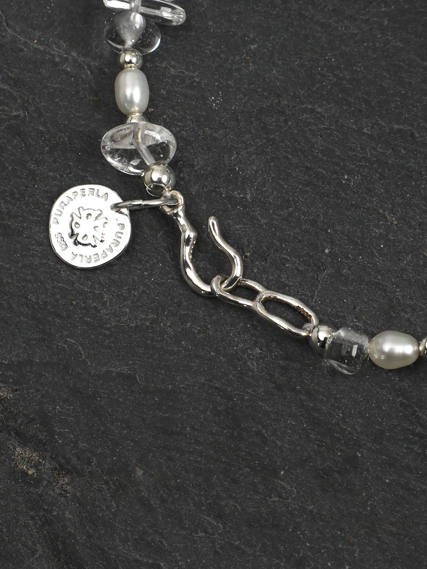Azure Moon Pearl Bracelet