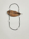 Black Tourmaline Quartz Long Necklace
