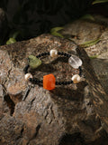 Black Tourmaline & Pearl Bracelet