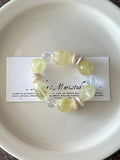 Citrine Pearl Bracelet