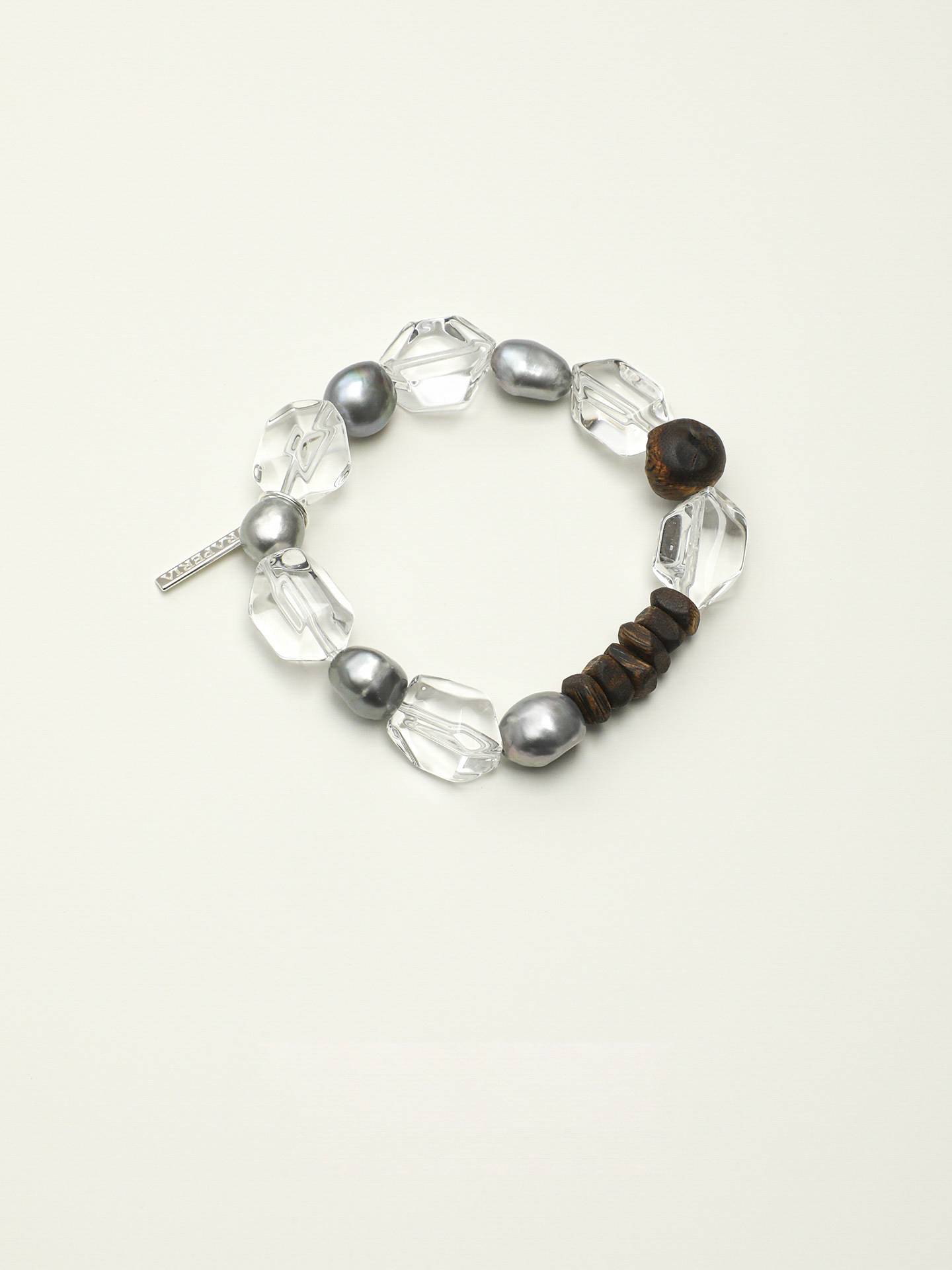 Clear Quartz Agarwood Bracelet