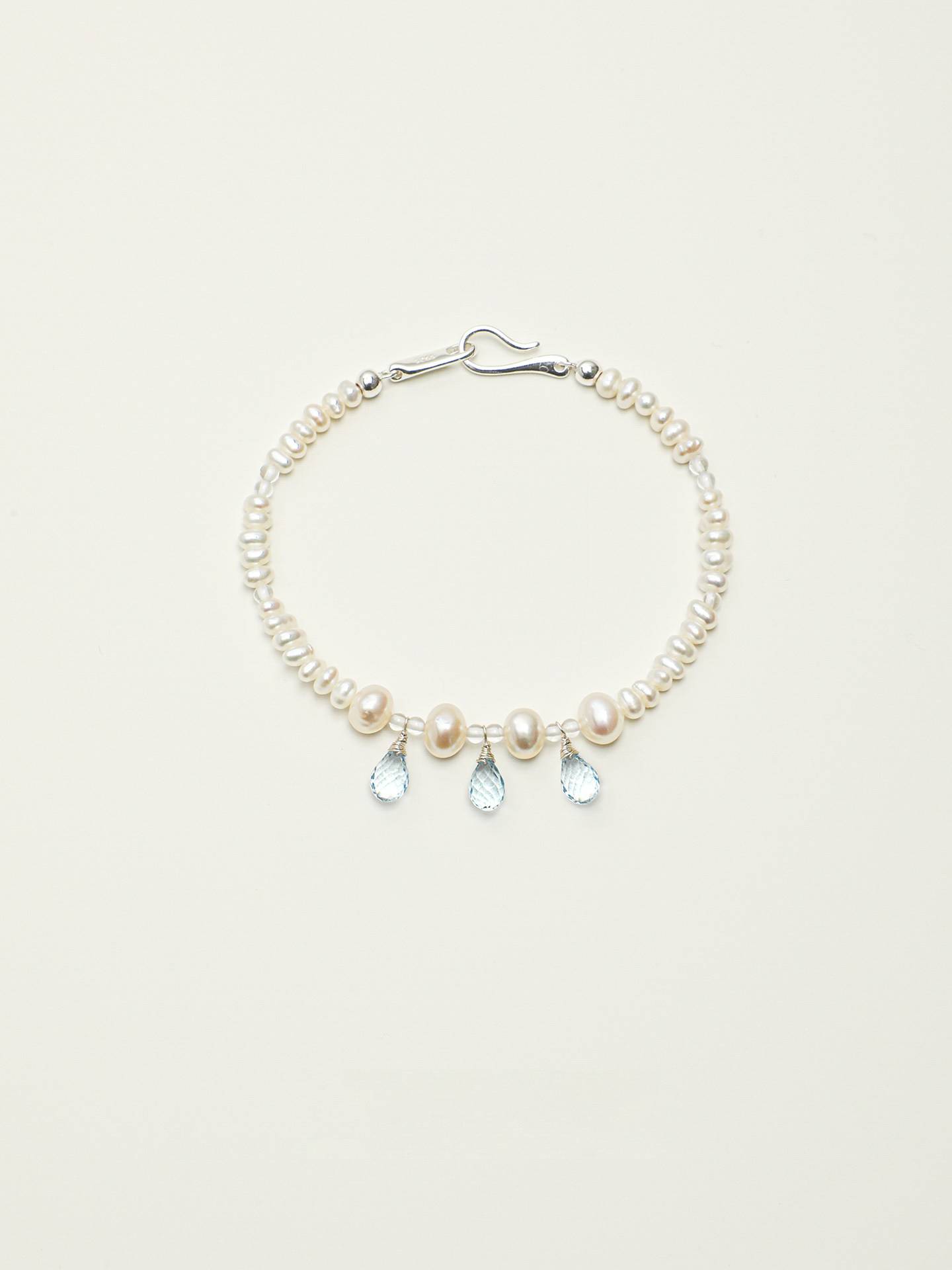 Crystal Pearl Topaz Bracelet