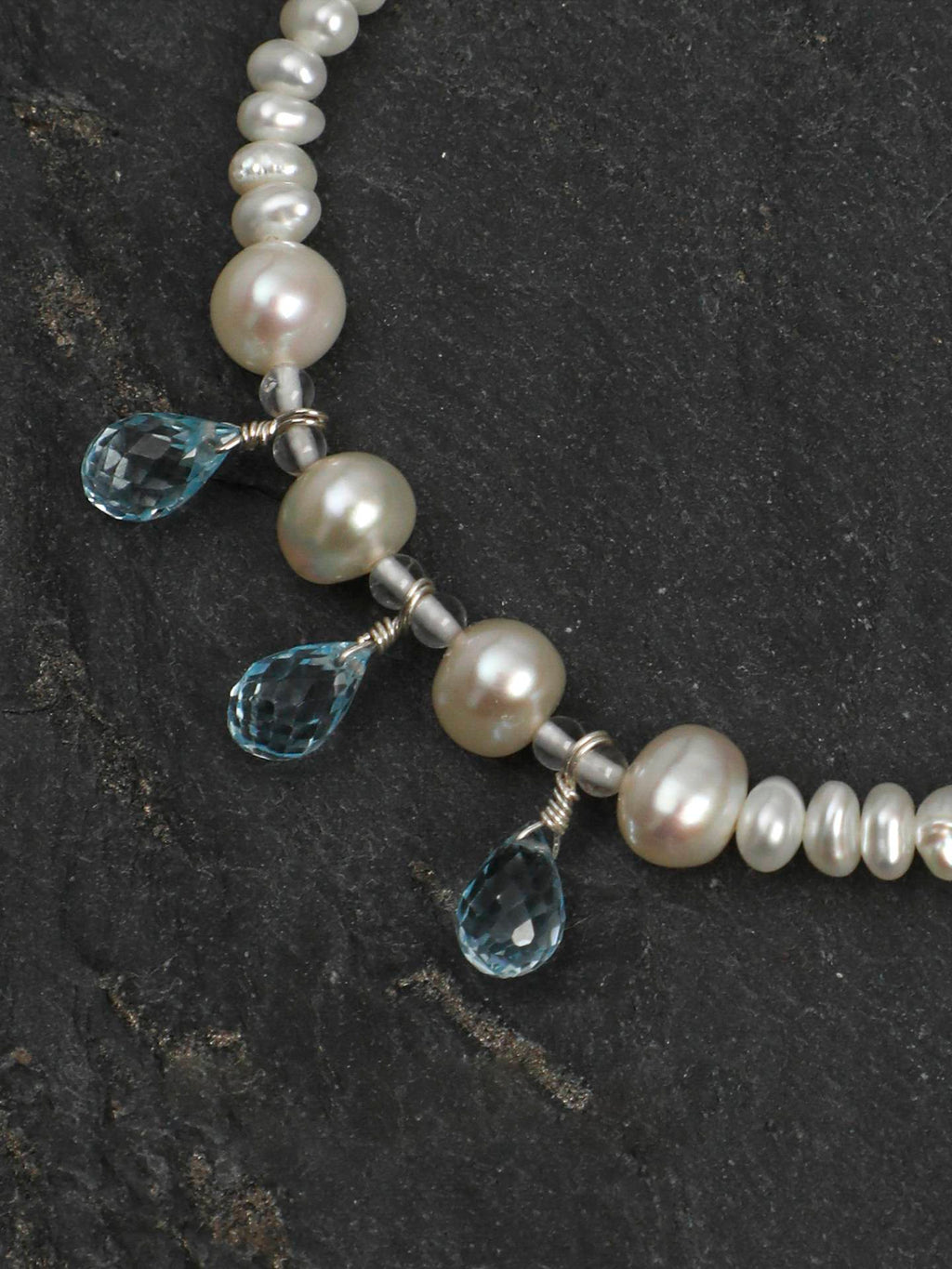 Crystal Pearl Topaz Bracelet