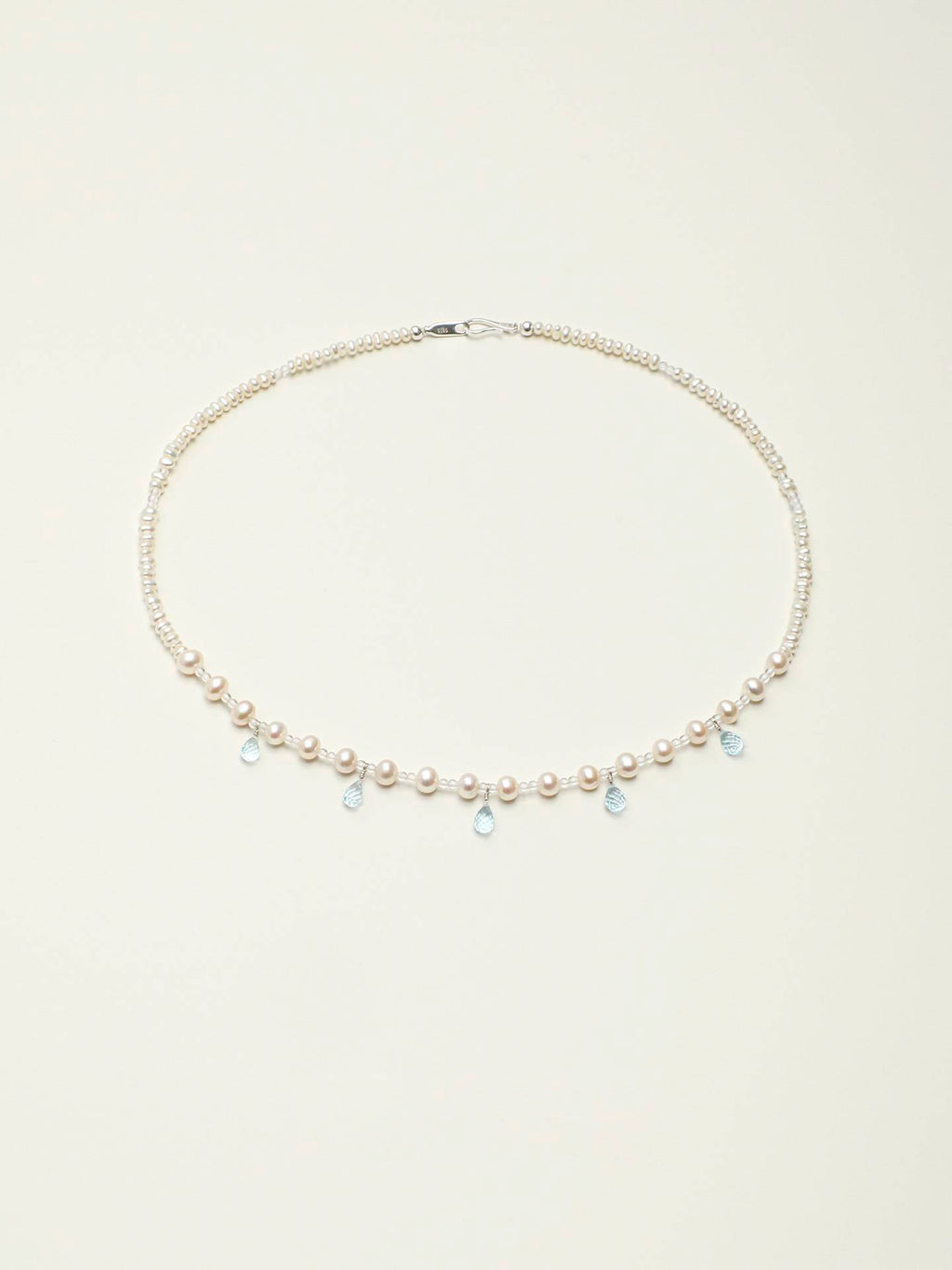 Crystal Pearl Topaz Necklace