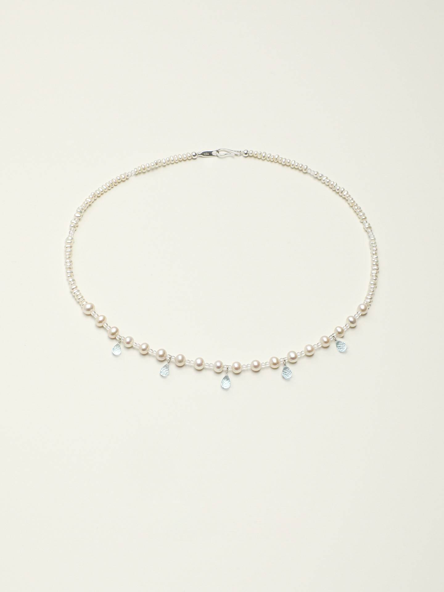 Crystal Pearl Topaz Necklace