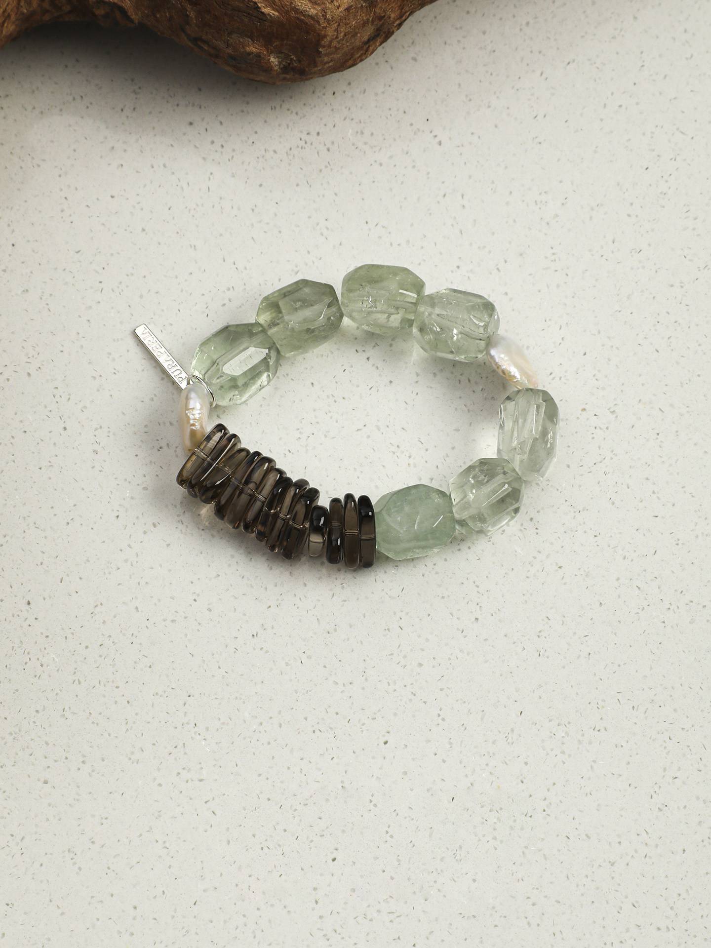 Forest Mist Pearl Bracelet