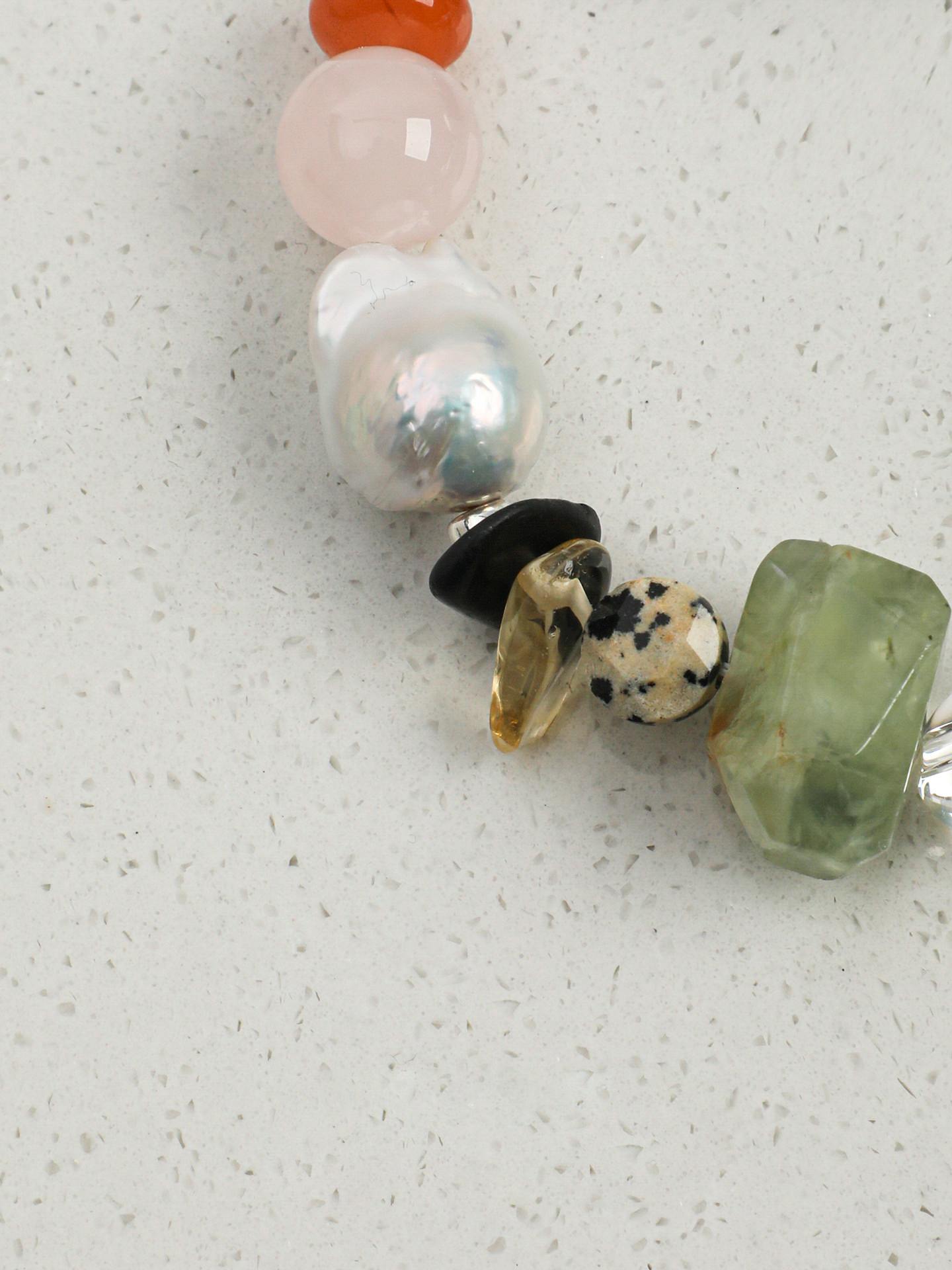 Forest Mosaic Baroque Pearl Bracelet