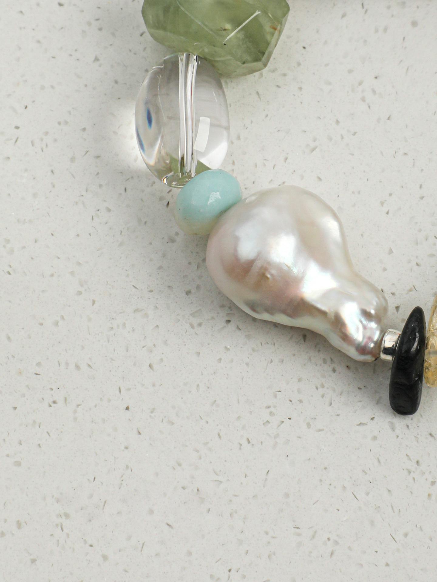 Forest Mosaic Baroque Pearl Bracelet