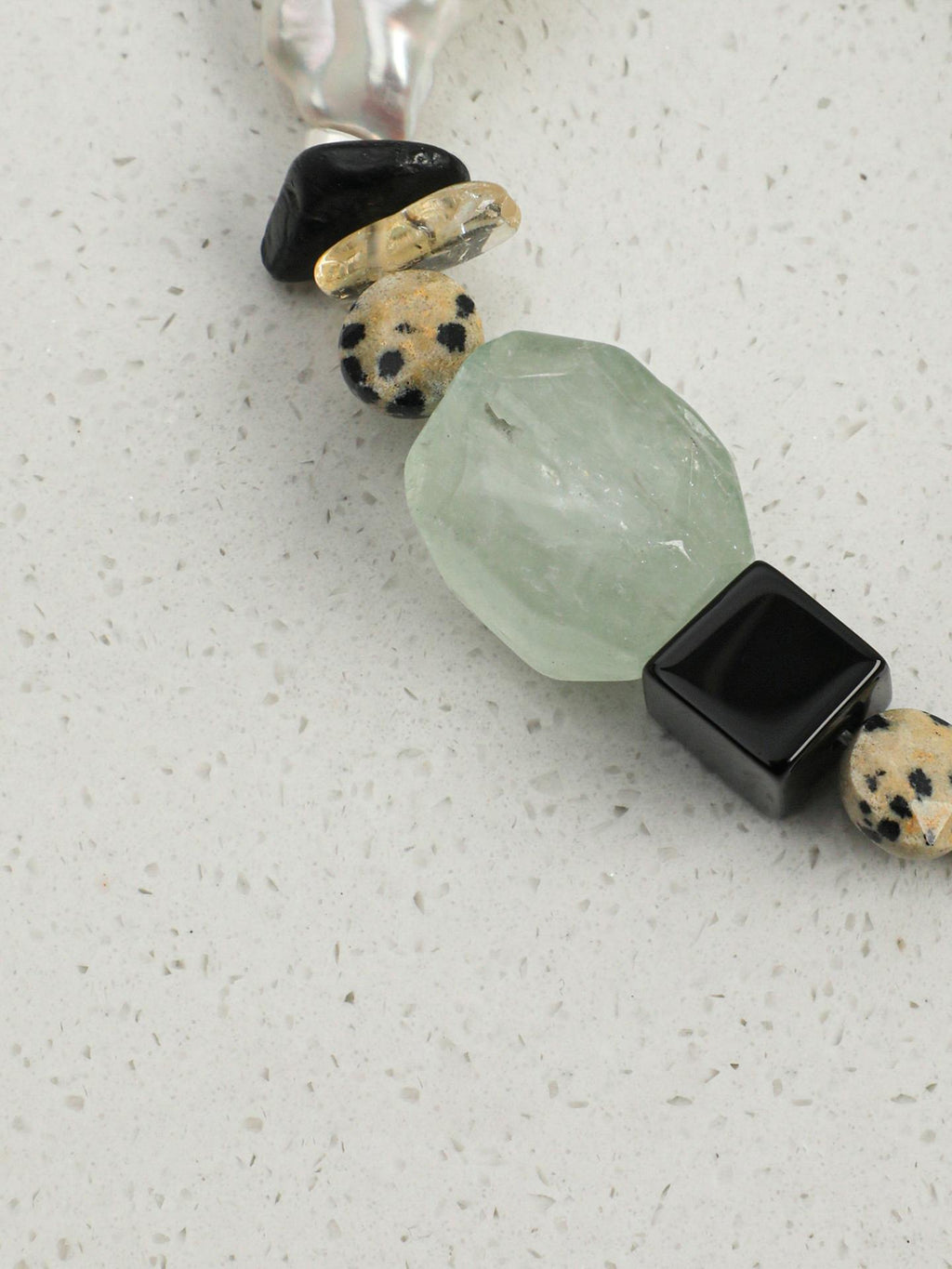 Forest Mosaic Baroque Pearl Bracelet