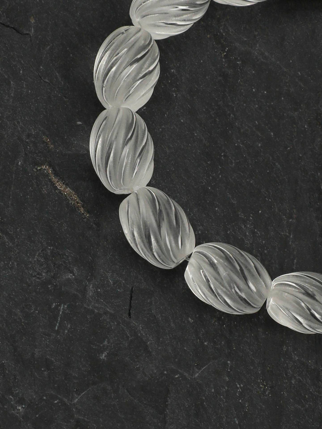 Frostveil Quartz Pearl Bracelet