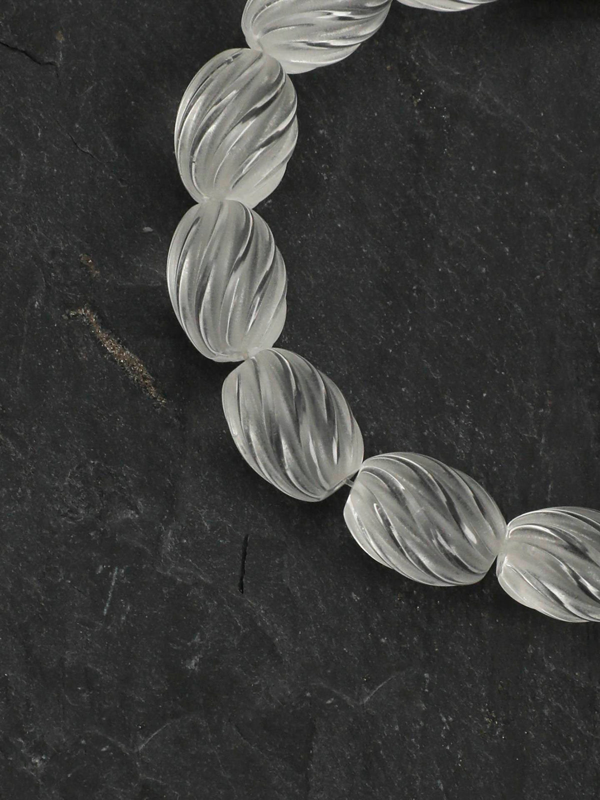 Frostveil Quartz Pearl Bracelet