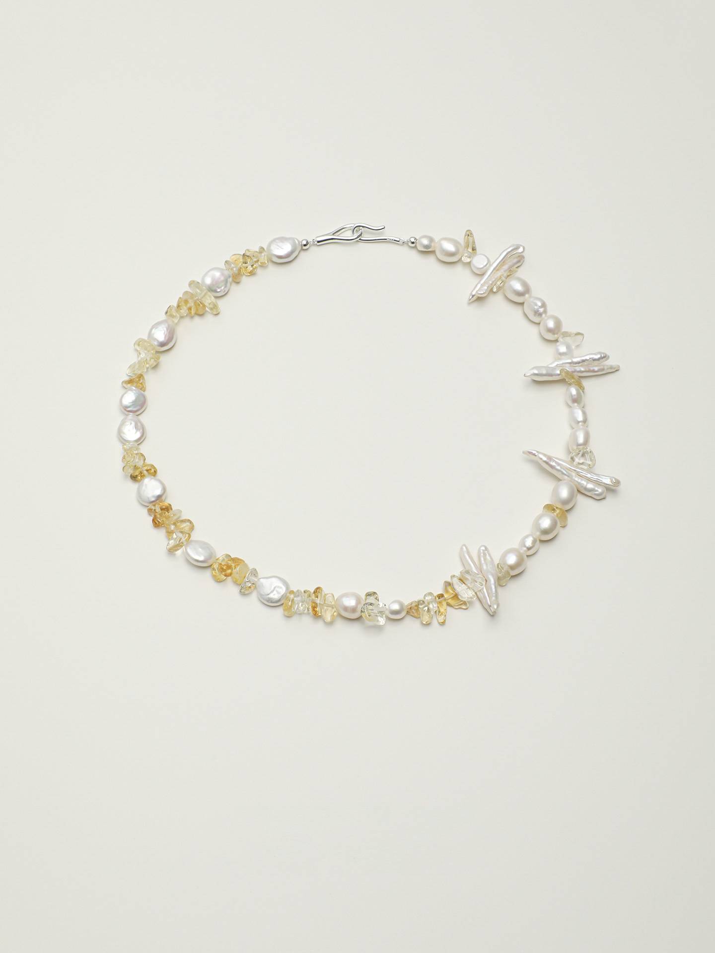 Golden Glow Pearl Necklace
