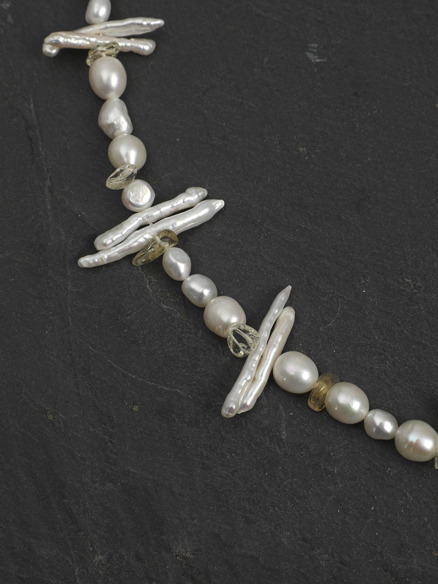 Golden Glow Pearl Necklace