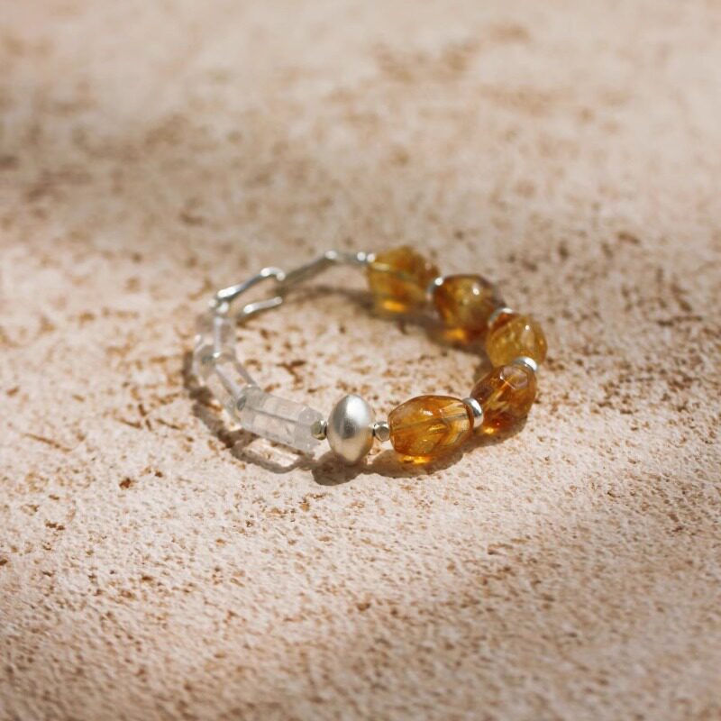 Golden Light Crystal Bracelet