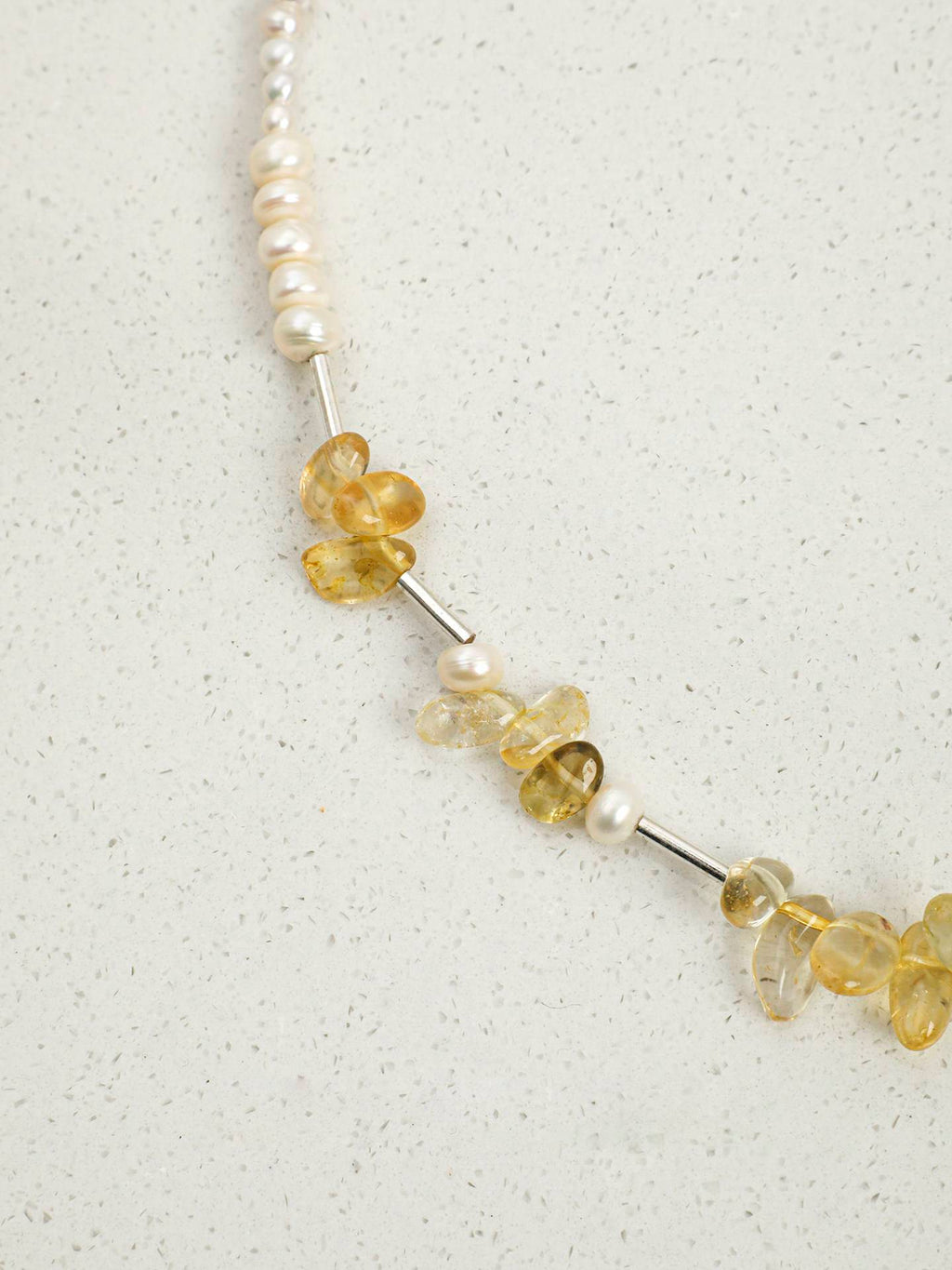 Golden Mist Pearl Necklace