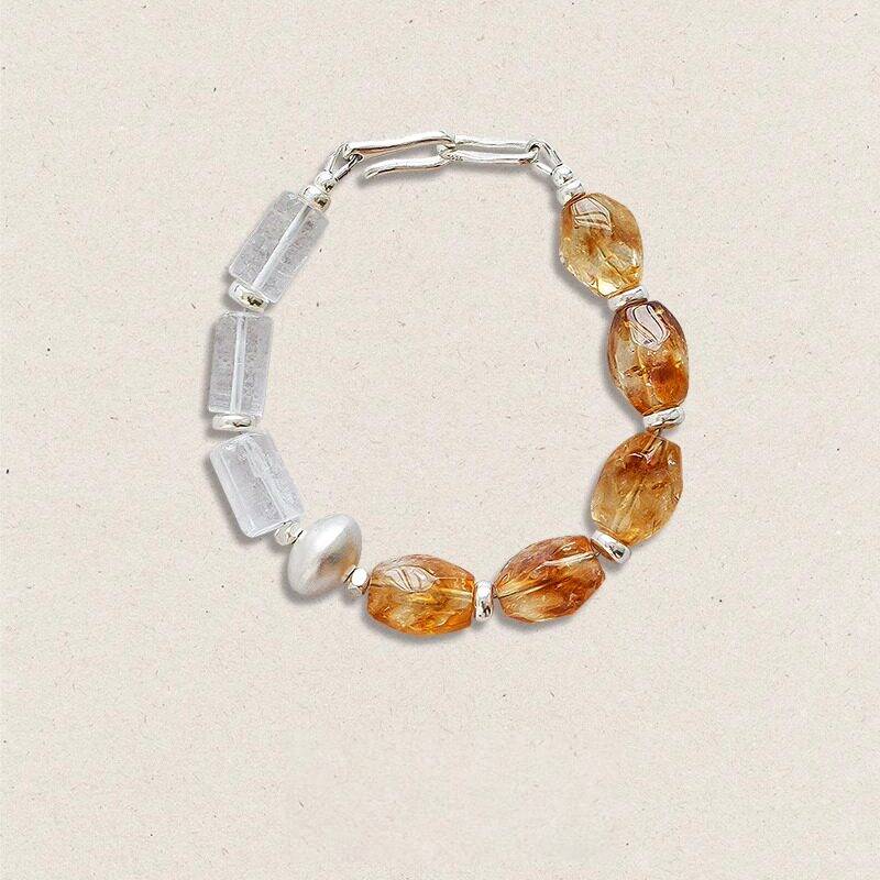 Golden Light Crystal Bracelet