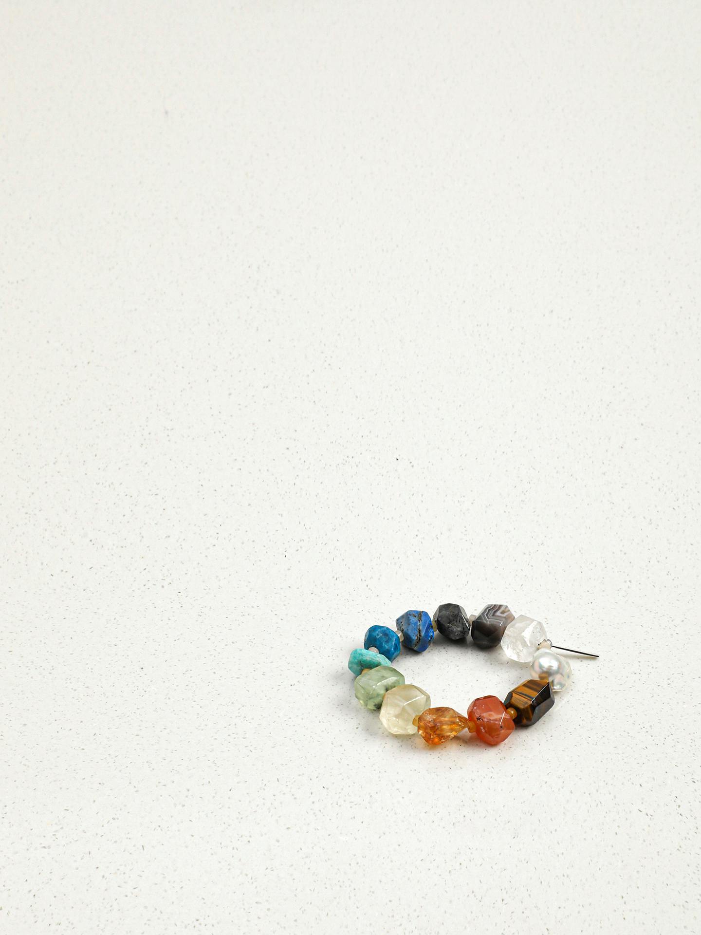 Iridescent Gem Baroque Pearl Bracelet