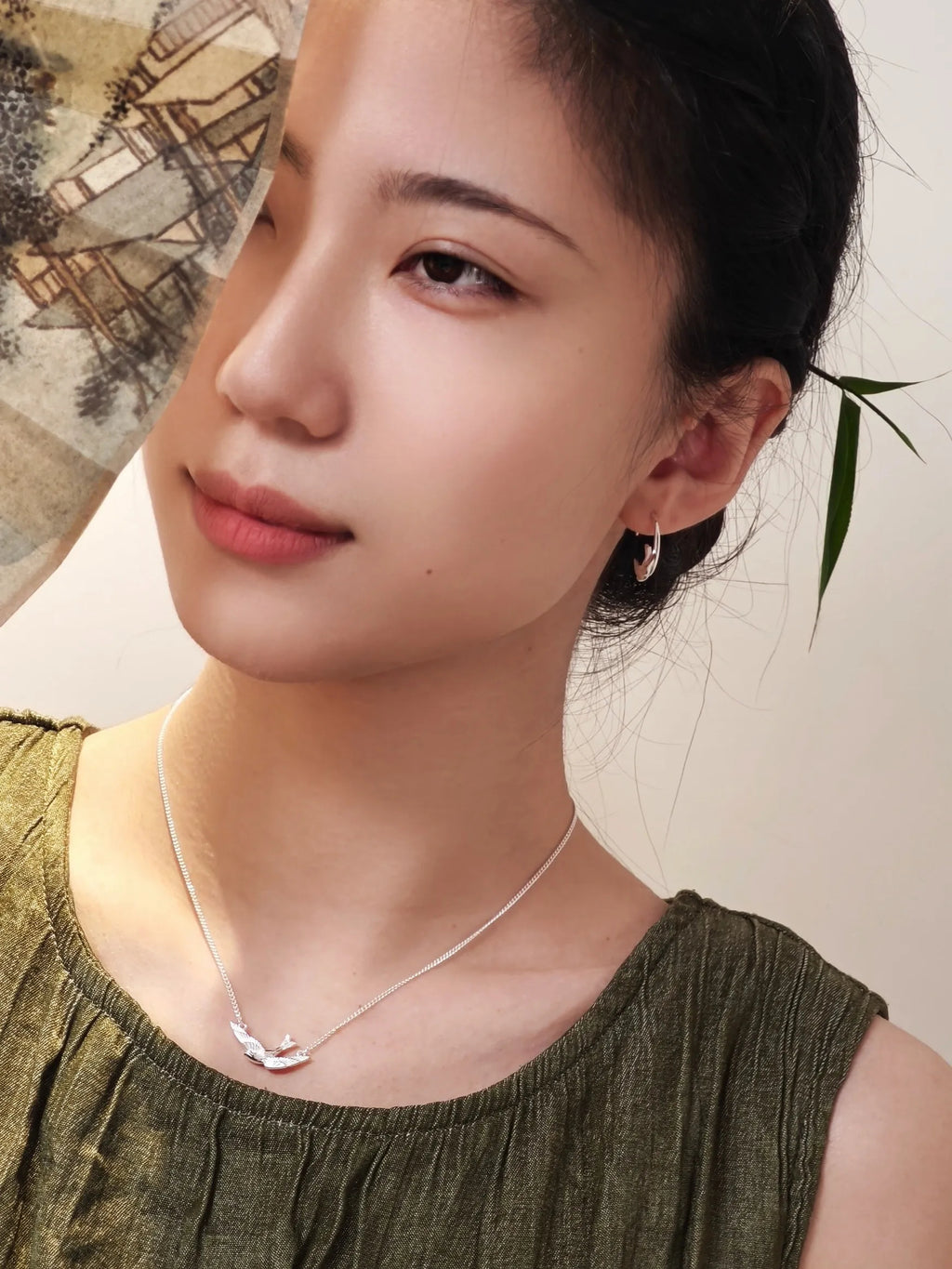 Jungle Bird Earrings Necklace