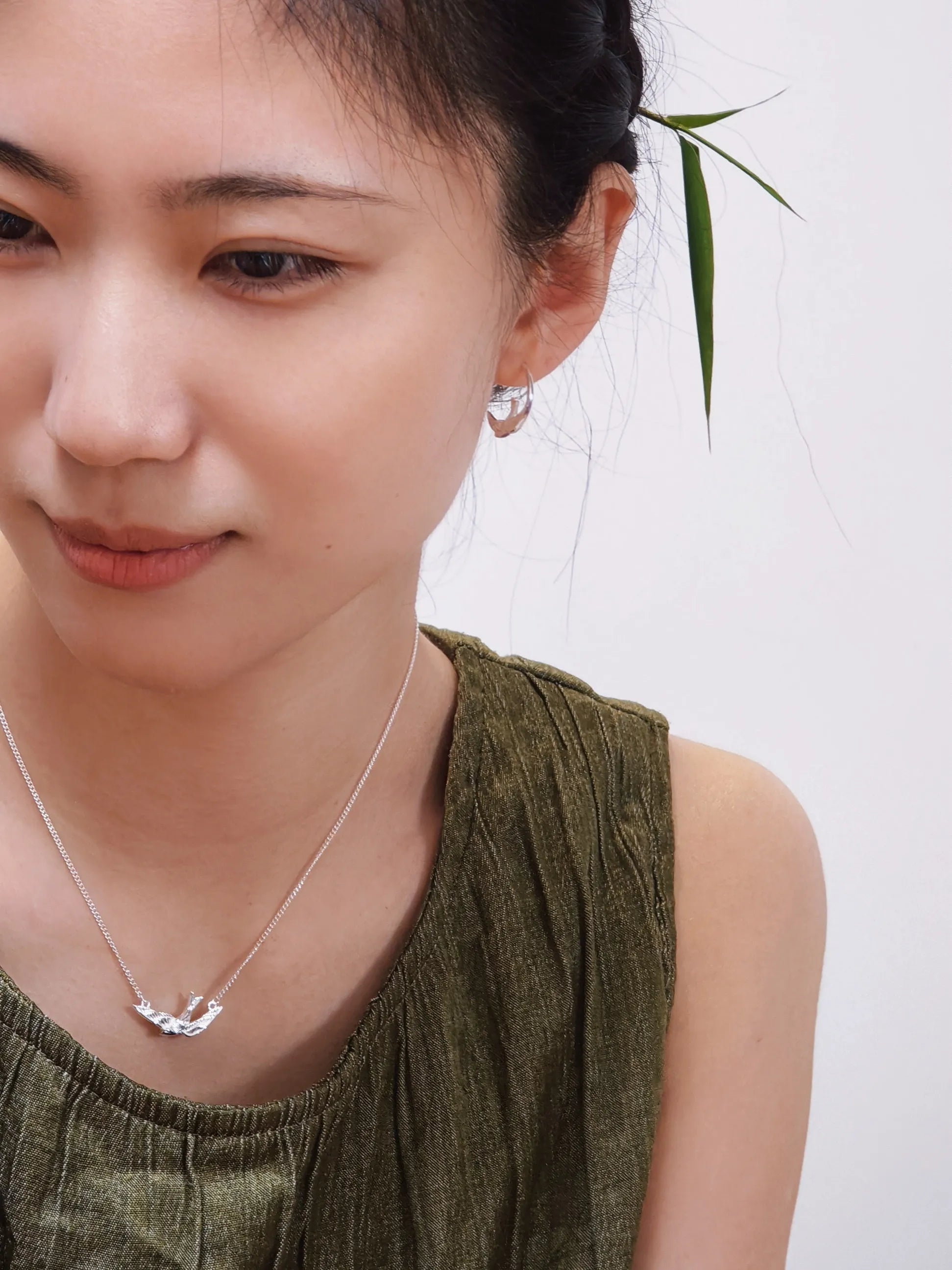 Jungle Bird Earrings Necklace
