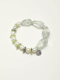 Lime Dew Pearl Gem Bracelet