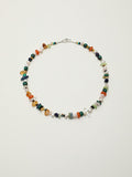 Malachite Mosaic Pearl Necklace