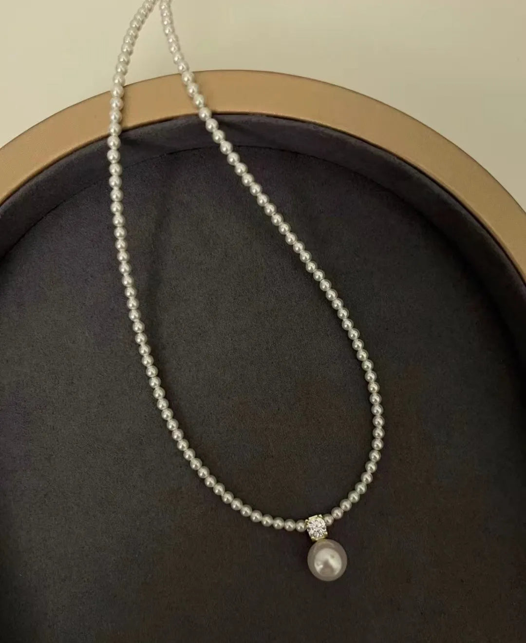 Minimalist Pearl Necklace