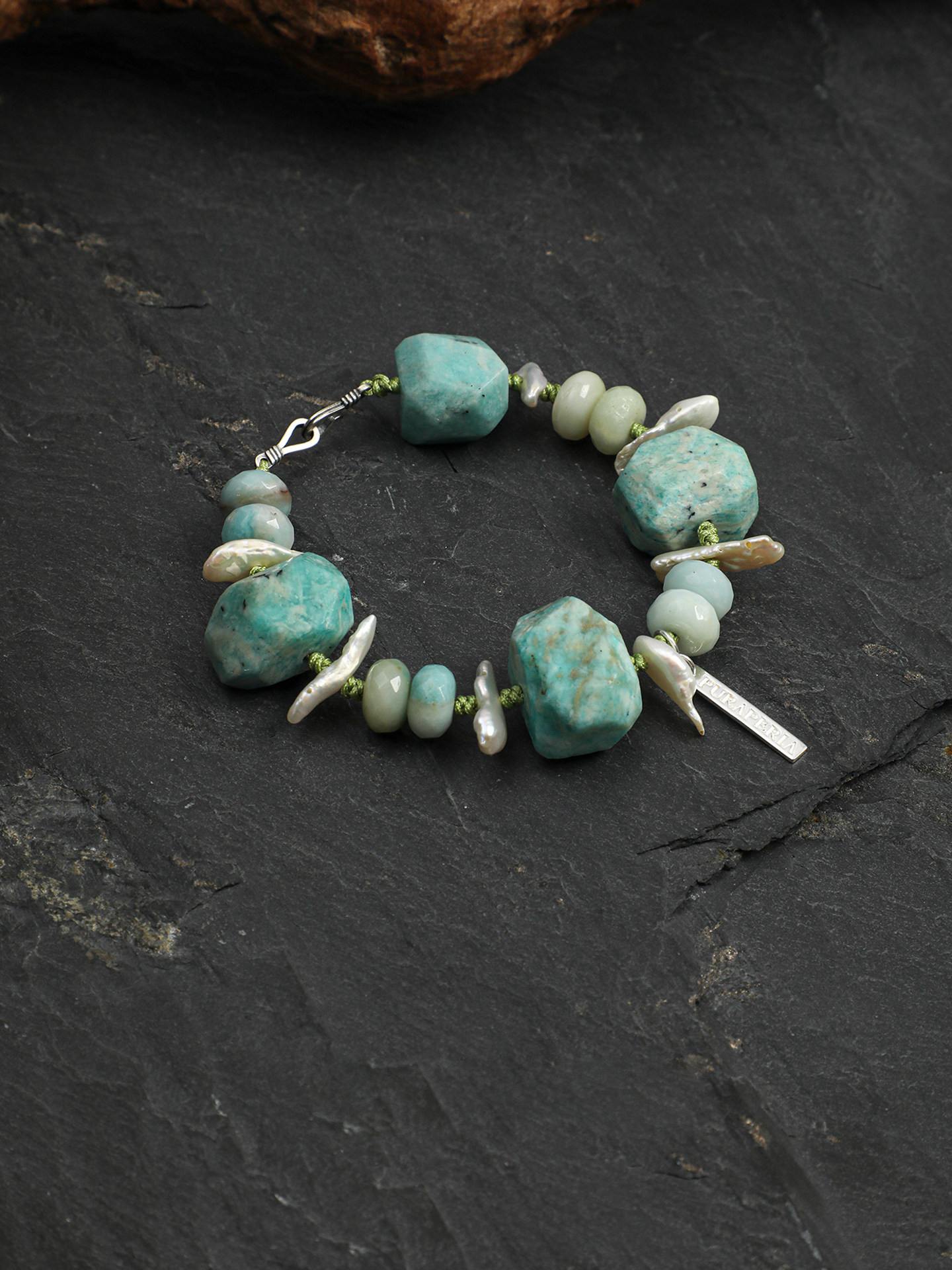 Misty River Amazonite Bracelet