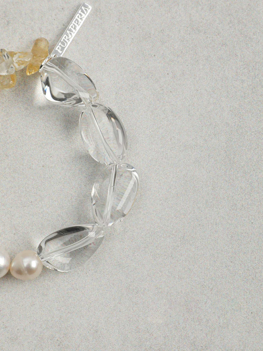 Moonlight Crystal Citrine Pearl Bracelet