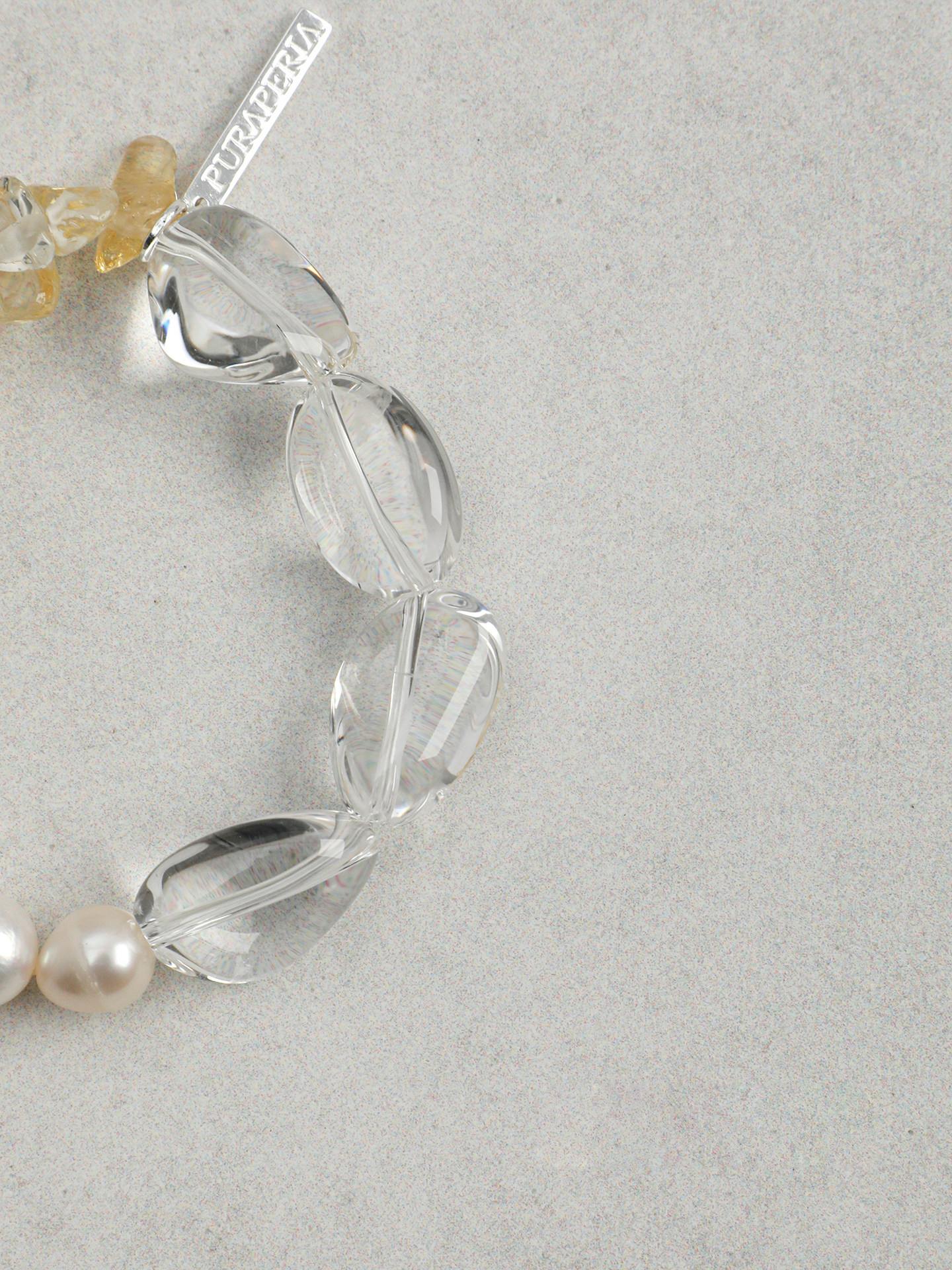 Moonlight Crystal Citrine Pearl Bracelet