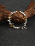 Natural Citrine Baroque Pearl Bracelet