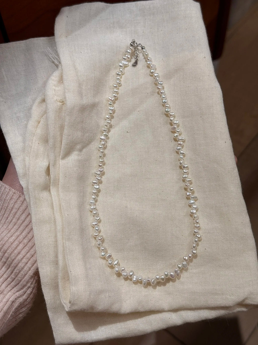 Petal Pearl Necklace