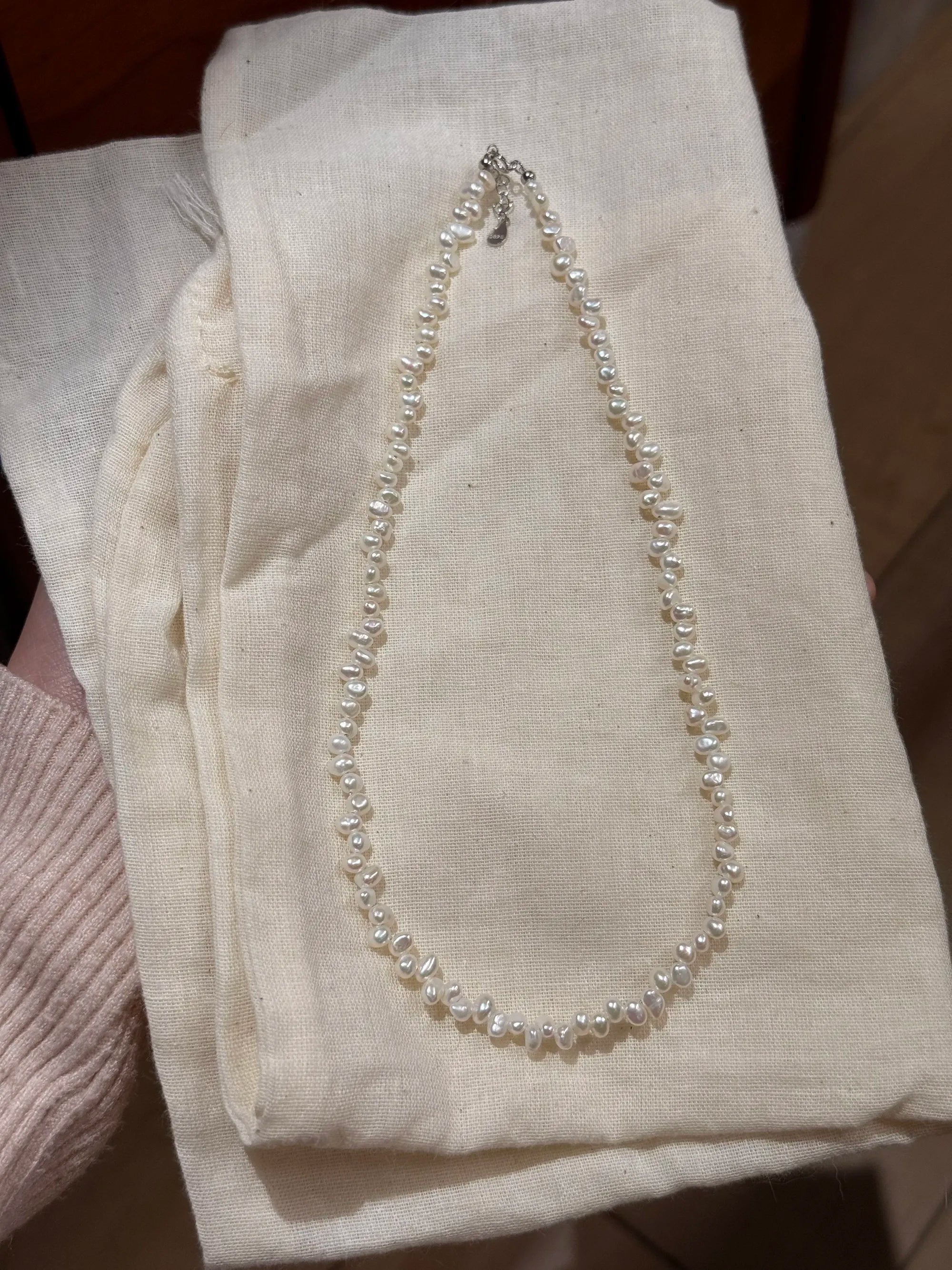 Petal Pearl Necklace