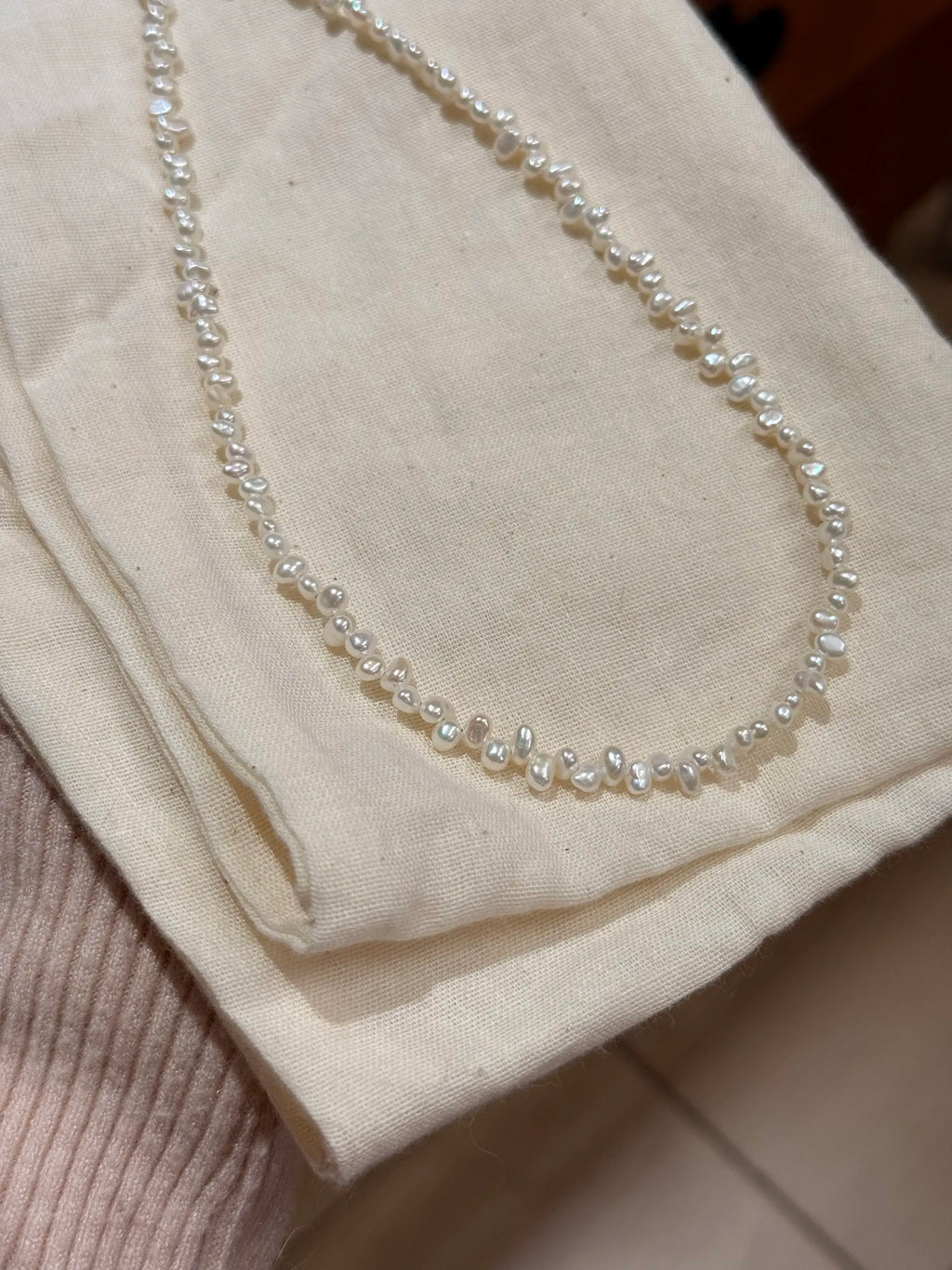 Petal Pearl Necklace