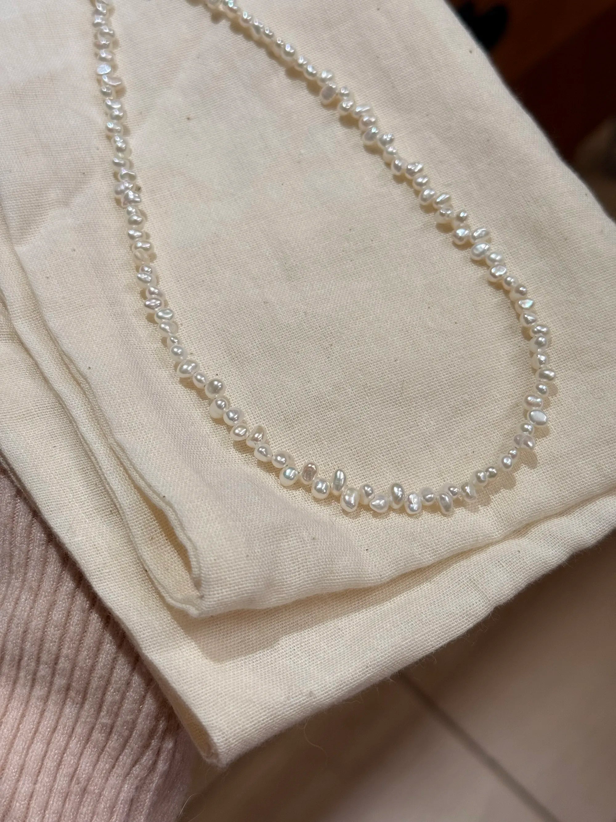 Petal Pearl Necklace