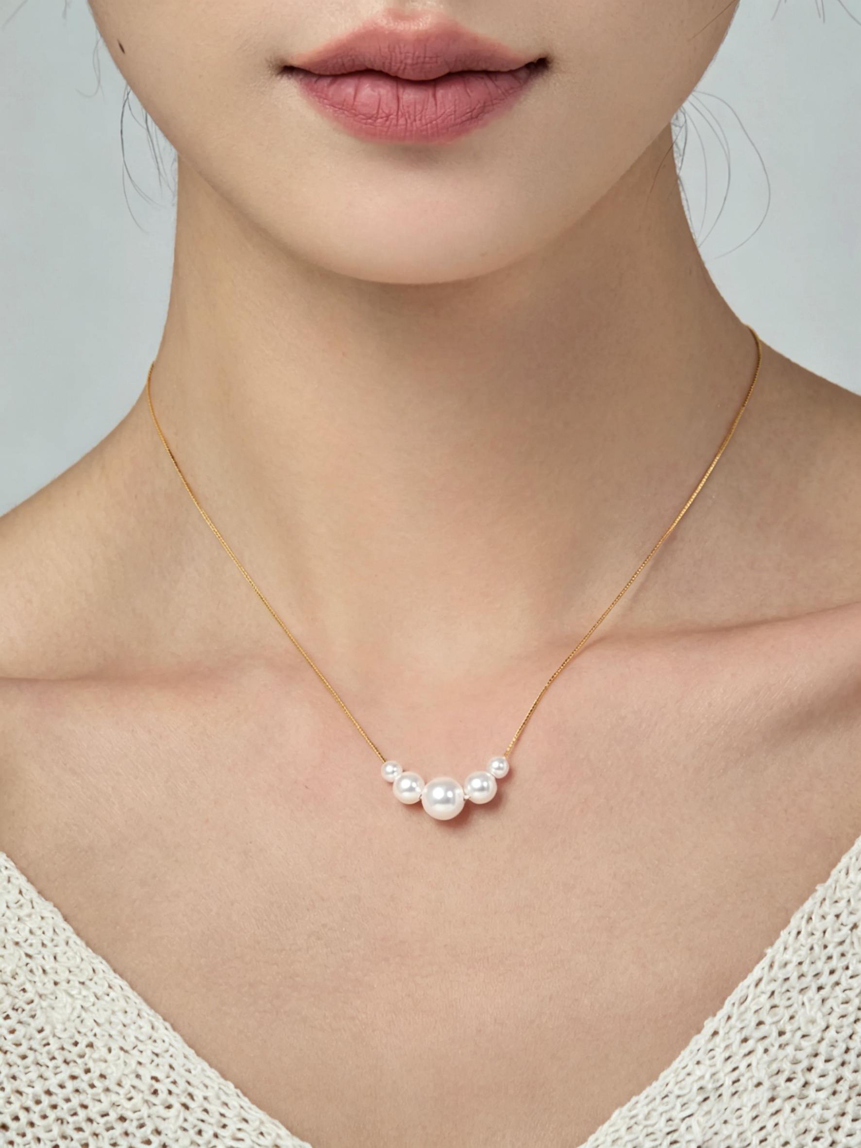Smile Pearl Necklace
