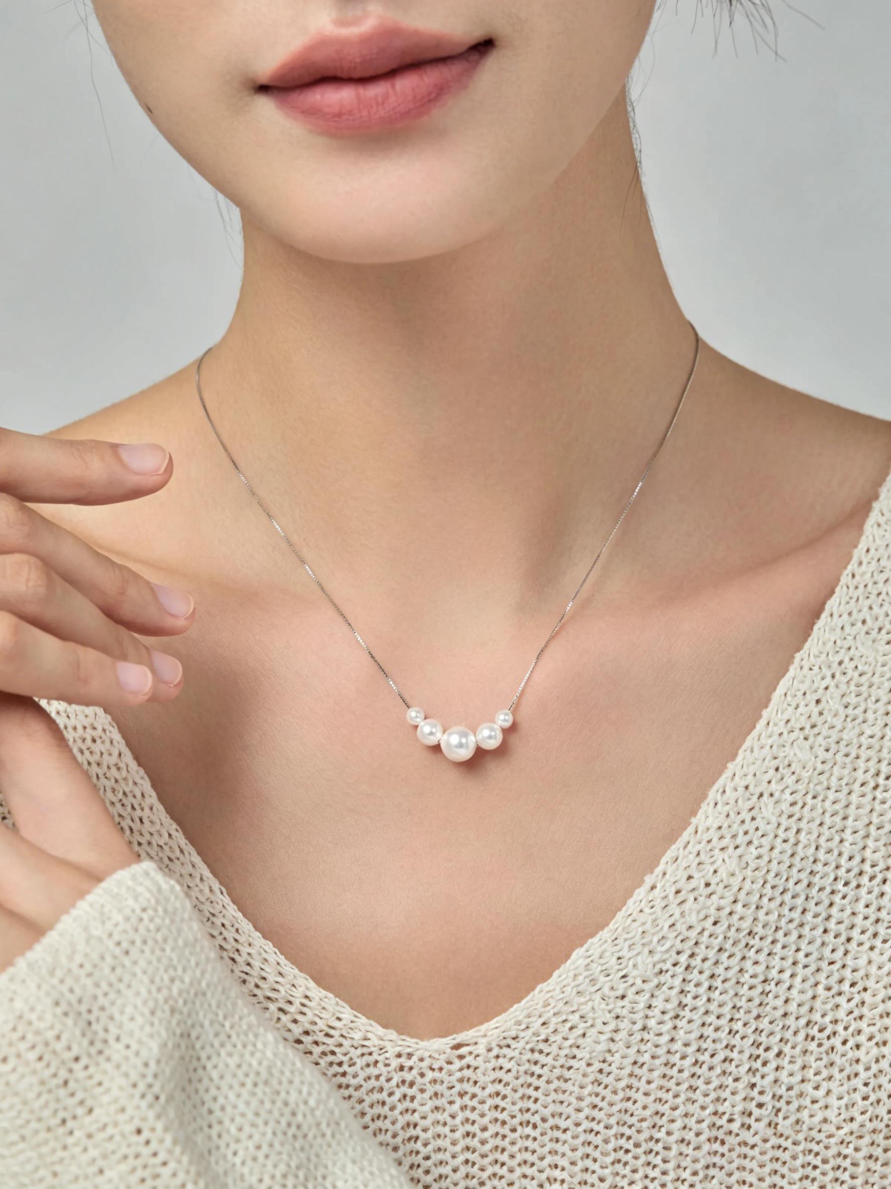 Smile Pearl Necklace