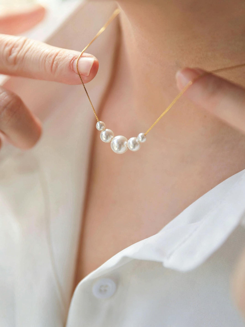 Smile Pearl Necklace