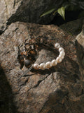 Smoky Agarwood Pearl Bracelet